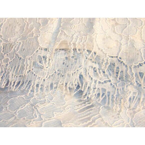 NEW Lark & Ro Womens ICE BLUE SCALLOP LACE Sleeveless 2PC SKIRT TOP Dress SZ 12 - Picture 5 of 8